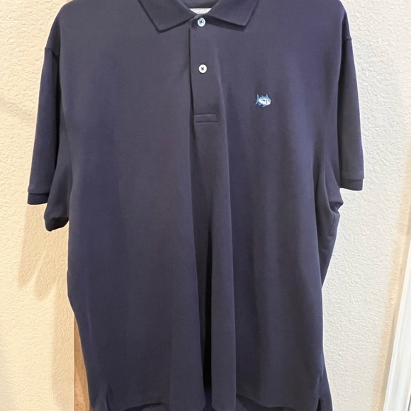 Southern Tide Blue Polo Shirt Classic Design - Picture 1 of 3